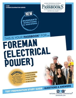 ＜p＞The Foreman (Electrical Power) Passbook? prepares you for your test by allowing you to take practice exams in the subjects you need to study. It provides hundreds of questions and answers in the areas that will likely be covered on your upcoming exam.＜/p＞画面が切り替わりますので、しばらくお待ち下さい。 ※ご購入は、楽天kobo商品ページからお願いします。※切り替わらない場合は、こちら をクリックして下さい。 ※このページからは注文できません。