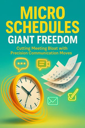 Micro Schedules, Giant Freedom Cutting Meeting Bloat with Precision Communication Moves【電子書籍】[ Thalia Brookstone ]