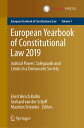 European Yearbook of Constitutional Law 2019 Judicial Power: Safeguards and Limits in a Democratic Society