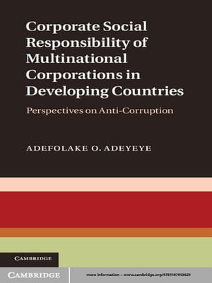 Corporate Social Responsibility of Multinational Corporations in Developing Countries