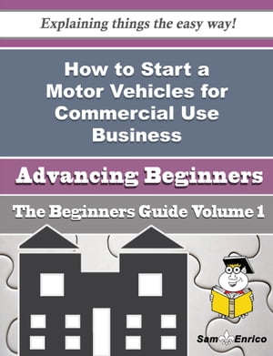 How to Start a Motor Vehicles for Commercial Use Business (Beginners Guide)