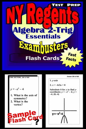 NY Regents Algebra 2-Trigonometry Test Prep Review--Exambusters Flashcards