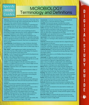 ŷKoboŻҽҥȥ㤨Microbiology Terminology and Definitions (Speedy Study GuideŻҽҡ[ Speedy Publishing ]פβǤʤ415ߤˤʤޤ
