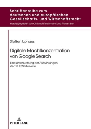 Digitale Machtkonzentration von Google Search