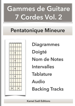 Gammes de Guitare 7 Cordes Vol. 2 Pentatonique Mineure【電子書籍】[ Kamel Sadi ]