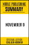 SUMMARY OF NOVEMBER 9 BY COLLEEN HOOVER {Noble Publishing}Żҽҡ[ Noble Publishing ]