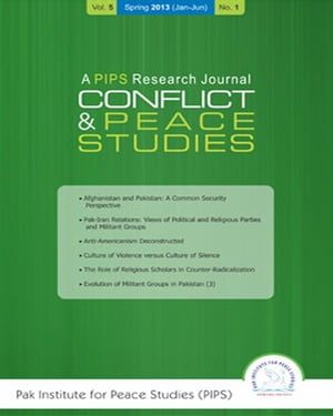 Conflict and Peace Studies A PIPS Research Journal (Jan-Jun 2013)