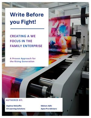 Write Before You Fight