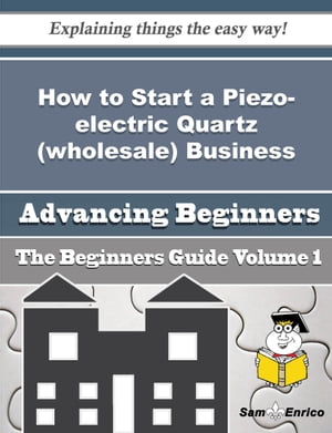 How to Start a Piezo-electric Quartz (wholesale) Business (Beginners Guide)