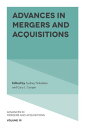 Advances in Mergers and Acquisitions【電子書籍】