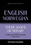 Theme-based dictionary British English-Norwegian - 9000 words