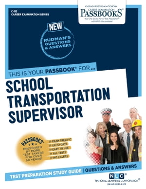 School Transportation Supervisor Passbooks Study Guide
