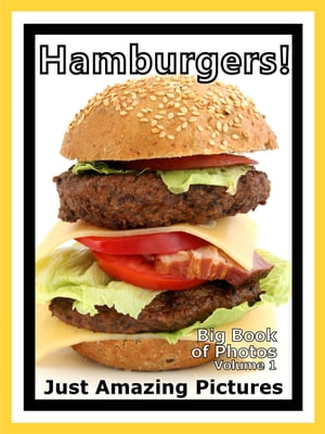 Just Hamburger Sandwich Photos! Big Book of Photographs & Pictures of Hamburgers Sandwiches, Vol. 1