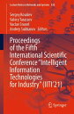 Proceedings of the Fifth International Scientific Conference “Intelligent Inform...