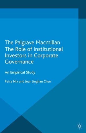 The Role of Institutional Investors in Corporate Governance