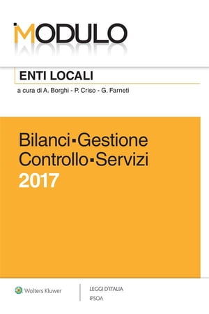 Modulo Enti locali Bilanci - Gestione - Controllo - Servizi