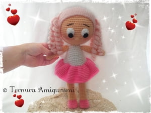 Crochet pattern doll NINNA