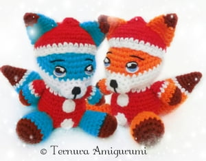 Crochet pattern Rocco, the Christmas Fox