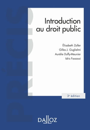 Introduction au droit public 3ed - Précis
