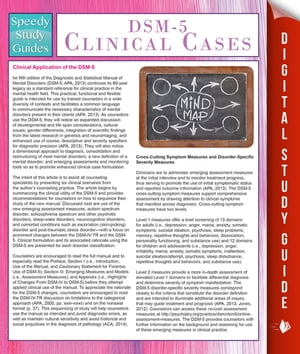 DSM-5 Clinical Cases (Speedy Study Guides)