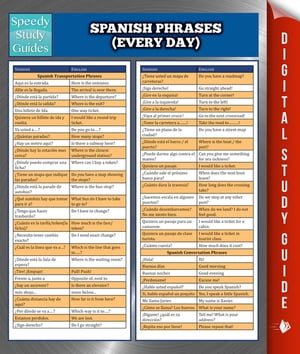 Spanish Phrases (Everyday) Speedy Study Guides【電子書籍】[ Speedy Publishing ]