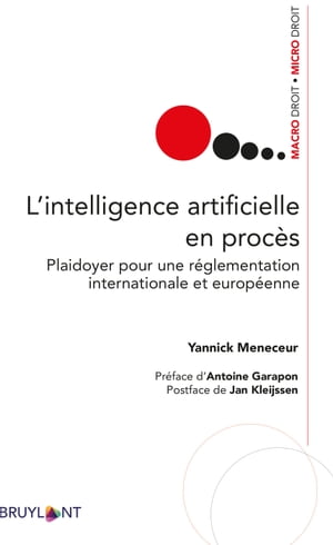 L'intelligence artificielle en proc?s Plaidoyer pour une r?glementation internationale et europ?enne