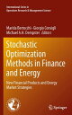 Stochastic Optimization Methods in Finance and Energy New Financial Products and Energy Market Strategies【電子書籍】