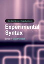 The Cambridge Handbook of Experimental Syntax【電子書籍】