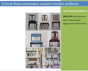E-book Basis technieken modern stoelen stofferen