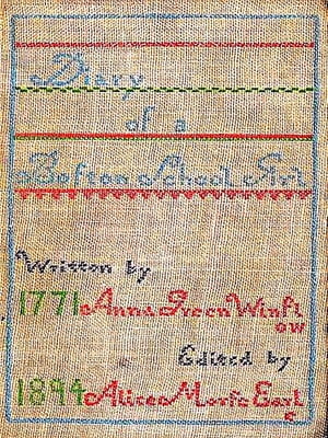 Diary of Anna Green Winslow