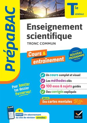 Prépabac Enseignement scientifique Tle générale - Bac 2025