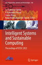 Intelligent Systems and Sustainable Computing Proceedings of ICISSC 2022【電子書籍】