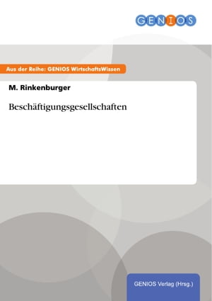 Besch?ftigungsgesellschaften【電子書籍】[ M. Rinkenburger ]