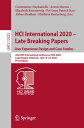 HCI International 2020 - Late Breaking Papers: User Experience Design and Case S...