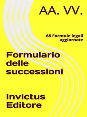 Formulario delle successioni