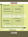 Stakeholder Analysis - Simple Steps to Win, Insights and Opportunities for Maxing Out Success