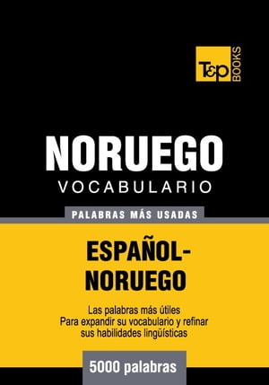 Vocabulario Español-Noruego - 5000 palabras más usadas