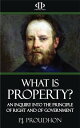 What is Property? An Inquiry into the Principle 