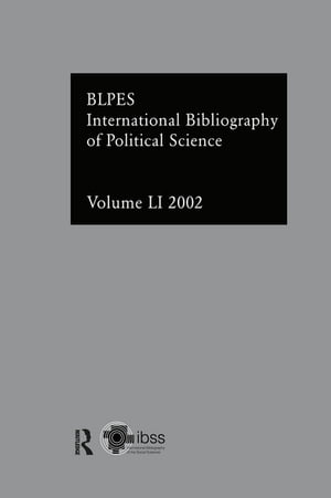 IBSS: Political Science: 2002 Vol.51【電子書籍】