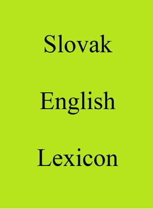 Slovak English Lexicon