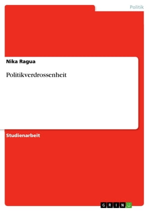 Politikverdrossenheit