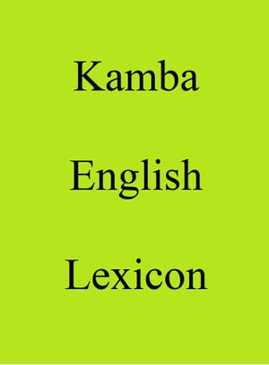 Kamba English Lexicon