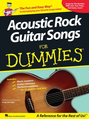 Acoustic Rock Guitar Songs for Dummies (Songbook)