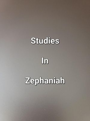 Studies In Zephaniah