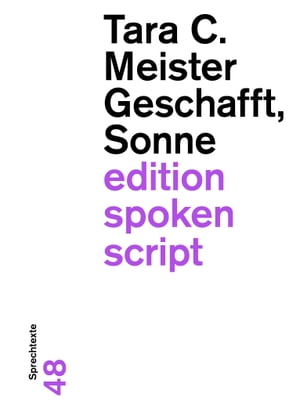 Geschafft, Sonne Sprechtexte【電子書籍】[ 