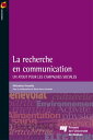 La recherche en communication Un atout pour les campagnes sociales