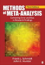 Methods of Meta-Analysis Correcting Error and Bias in Research Findings