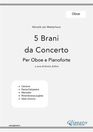 5 Brani da Concerto (N.van Westerhout) vol.Oboe