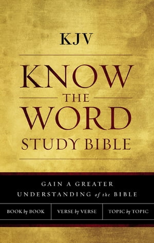 KJV, Know The Word Study Bible, Red Letter