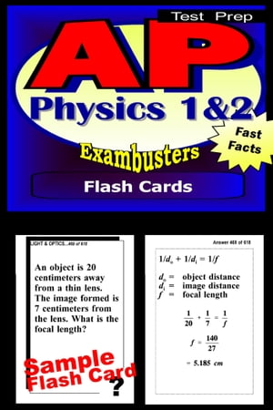 AP Physics Test Prep 1&2 Review--Exambusters Flash Cards